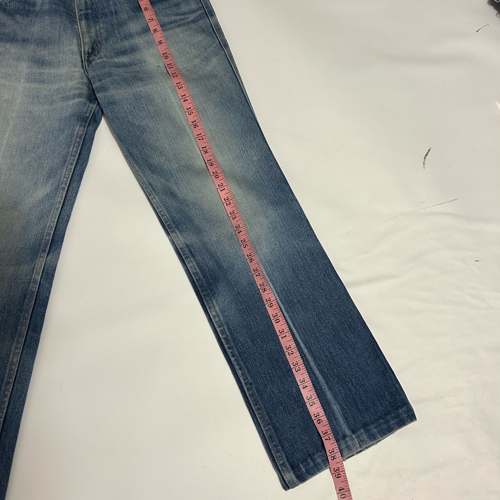 Rare Vintage Levi’s 70s Women’s Mom  Orange Label Movin On’ Jeans 28x28 - Picture 12 of 16